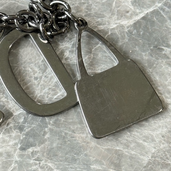 Donald J Pliner bag charm fob hangtag letters - Picture 7 of 8